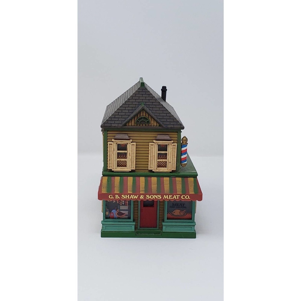 Enesco - G B Shaw & Sons Meat Company  55196 light up Store in box C7